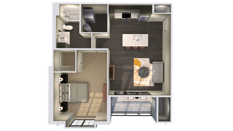the icon floor plan  studio  1100 sq ft